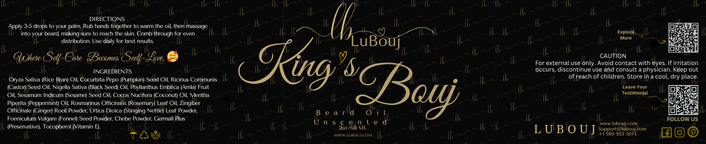 King's Bouj Beard & Hair Oil